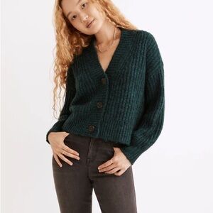 Madewell Waller Crop Cardigan Sweater